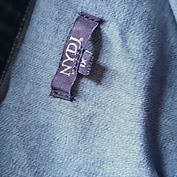 NYDJ frayed Hem Denim Jacket In Plus Size 1X - Picture 4 of 7